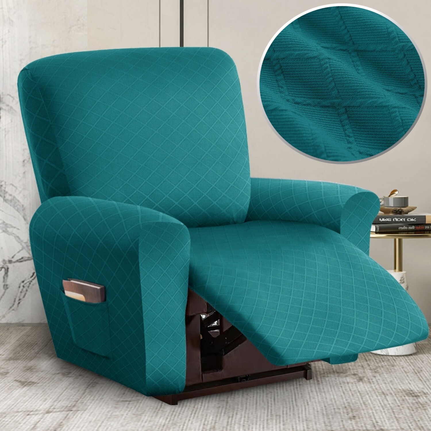 Recliner Chair Covers 1Seater Elastic Sofa Slipcover Full Cover Fit