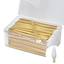 500PCS Gun Cleaning Swabs in Storage Box - Lint Free Pistol Cleaning Swabs - ...