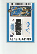 2019-20  CONTENDERS DRAFT PICKS DRAFT TICKET RED FOIL #113 MOSES BROWN  AUTO