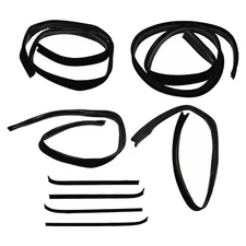 Window Sweep/Run Channel Weatherstrip Seal Set For 1973-79 Ford Bronco F-Series