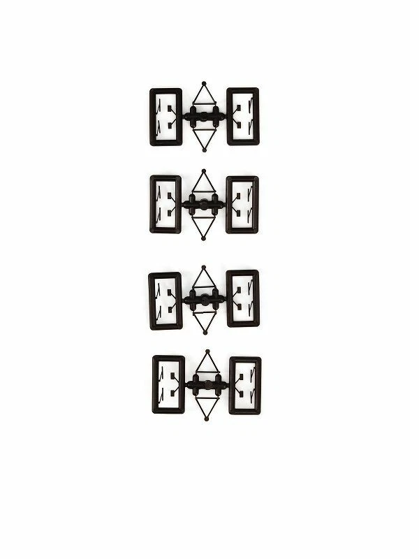 VK-Modelle 36091 - Spiegel + Wischer, schwarz, 8 x Spur H0 1:87 NEU