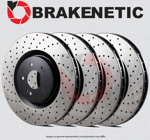 [FRONT + REAR] PREMIUM DRILL Brake Rotors G35/350Z w/BREMBO