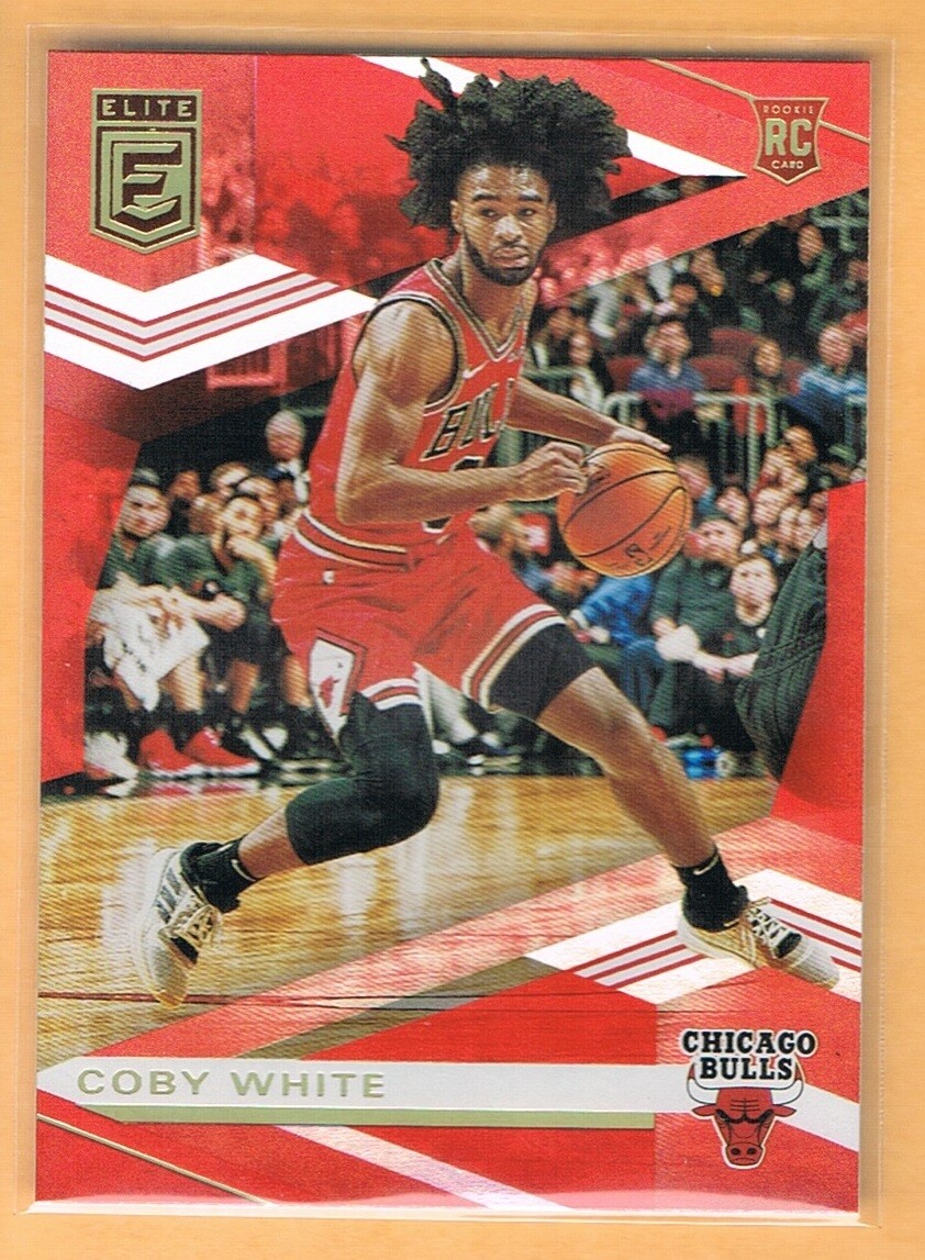 2019-20 Panini Elite Red Coby White Rookie #120 Chicago Bulls RC