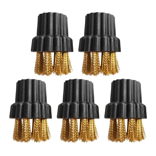 5 PCS Multi-Purpose Scrubber Steam Cleaning Machine Brush Head Espresso Cleaner