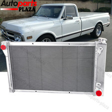 Fit 1967-1972 Chevy Gmc Ck Series Pickup Truck 3 Row Aluminum Cooling Radiator