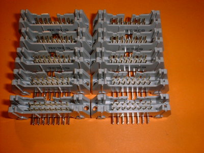 10x Steckerleiste 16-pol (2x8) 90° abgewinkelt HEADER 3M 3408-5002