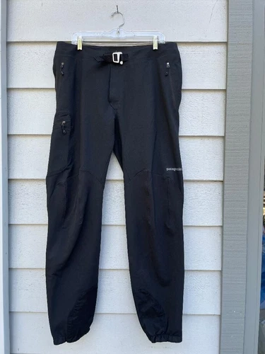 Patagonia Men's 36 Ski Snowboard Pants Skiing Snowboarding BLACK Excellent