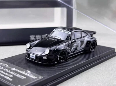 RWB PORCHE 911 930 1/64 限定品 MC 1/64 Black Dragon RWB Porsche 930 Sports Model Diecast Metal