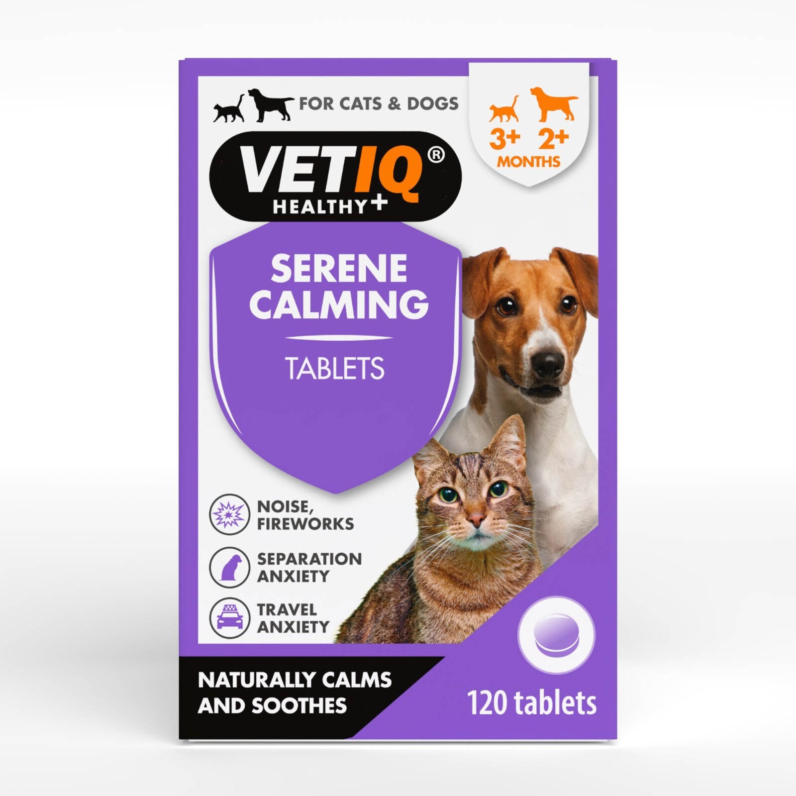 VetIQ Serene Calming Plus Tablets - 60 Count - Large Dogs - Stress & Anxiety Relief - Image 5