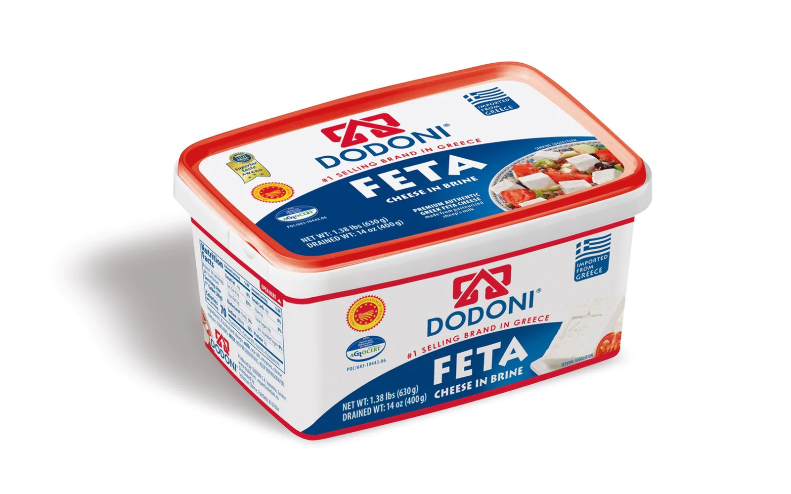 Dodoni Feta Cheese 14 oz (Pack of 2) eBay