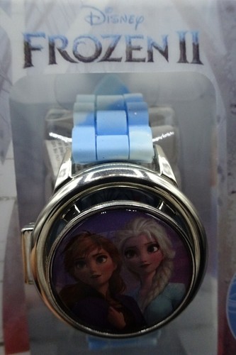 Reloj digital de goma giratorio giratorio giratorio Disney Accutime / ""Frozen II"" NUEVO EN CAJA - Imagen 3 de 12