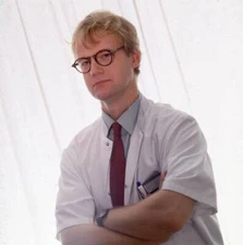 Actor Rob Van Hulst At Dutch Tv Show Medisch Centrum West Historic Old Photo 4