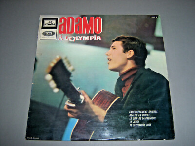 Adamo A L'Olympia 1965 EMI La Voix De Son Maitre RCLP 10 France VG+ VG