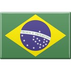 Küchenmagnet - BRASILIEN - Gr. ca. 8 x 5,5 cm - 38935 -  Magnet