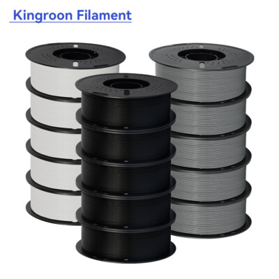 Kingroon 10KG 1.75 mm PLA PETG Matte Bundles 1KG Roll Spools 3D Printer Filament