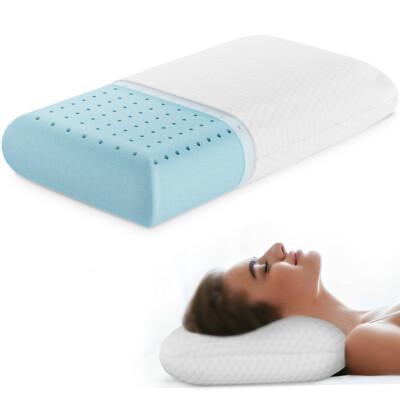 Neck Pillow Soft Comfortable Memory Foam Cooling Cervical Pillows Side Sleeper
