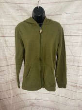 Cat and Jack Girls Khaki Lined Full Zip Hoodie Size XL 16 