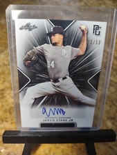 2021 LEAF PERFECT GAME Black JARVIS EVANS JR PAPER RC AUTO # 23/50