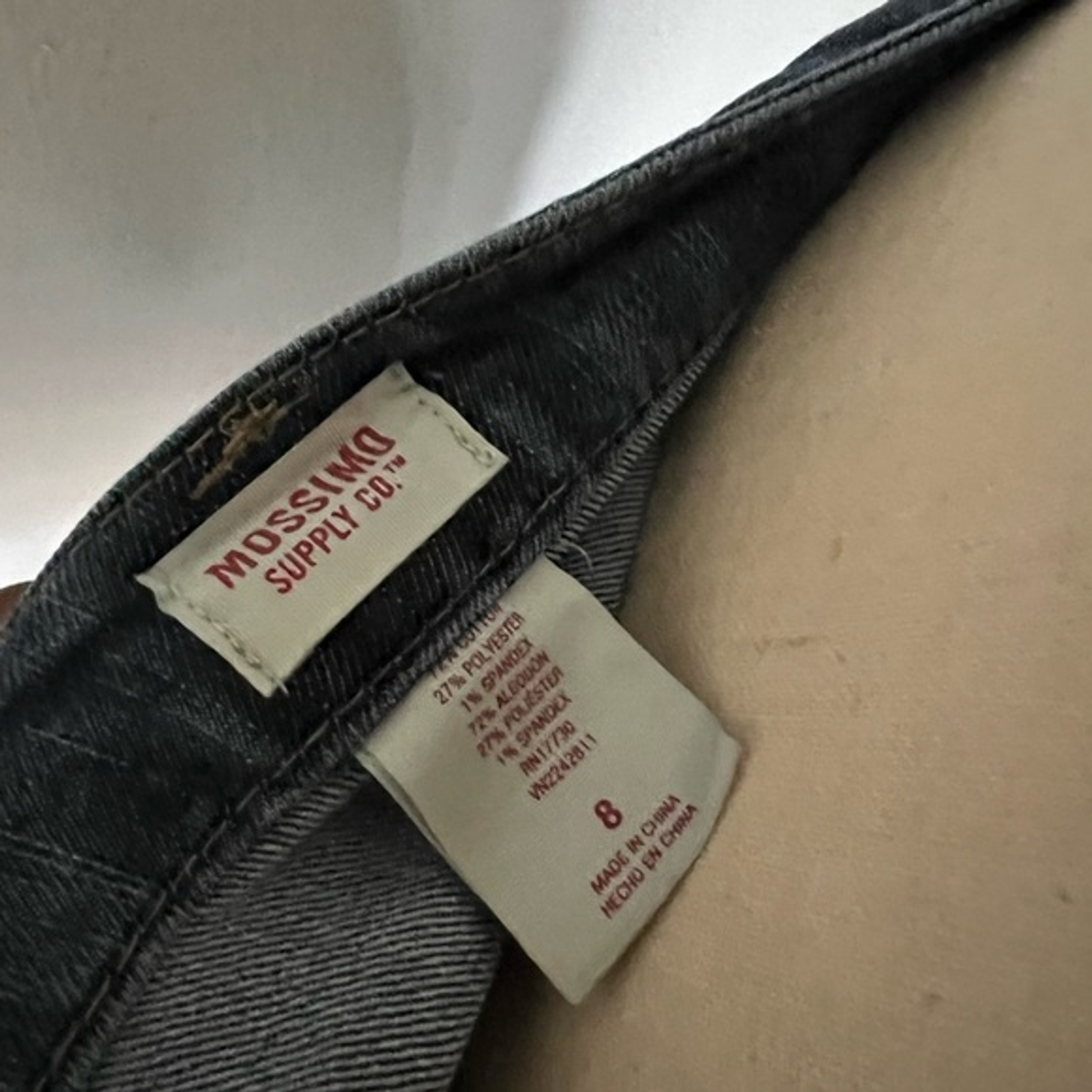 Mossimo Supply Button Front Denim Mini Skirt Size… - image 4