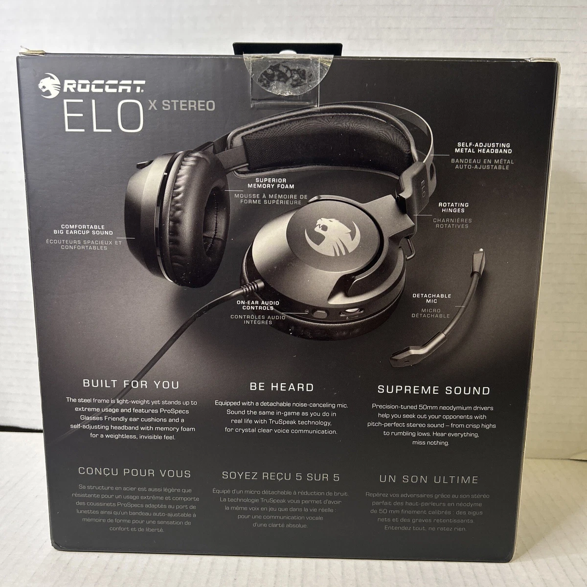 ROCCAT Elo X Stereo Wired Gaming Headset for PC Xbox Series X B16