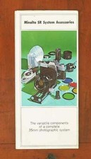 MINOLTA SR SALES BROCHURE/93718