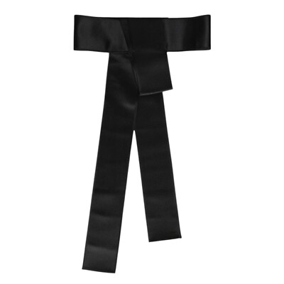 DOLCE & GABBANA Belt Black Satin Wide Waist Women Cintura  display picture 1
