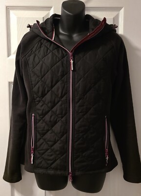 Felix Buhler Switzerland Women  Jacket With Hood Equestrian Sports Black Size S