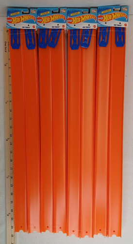Hot Wheels Track Builder 24” Pieces Orange Track 96' FT Connection - LOT OF 48 - Picture 5 of 12