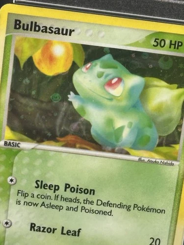 Bulbasaur 54/112 PSA 8 FireRed & LeafGreen Reverse Holo