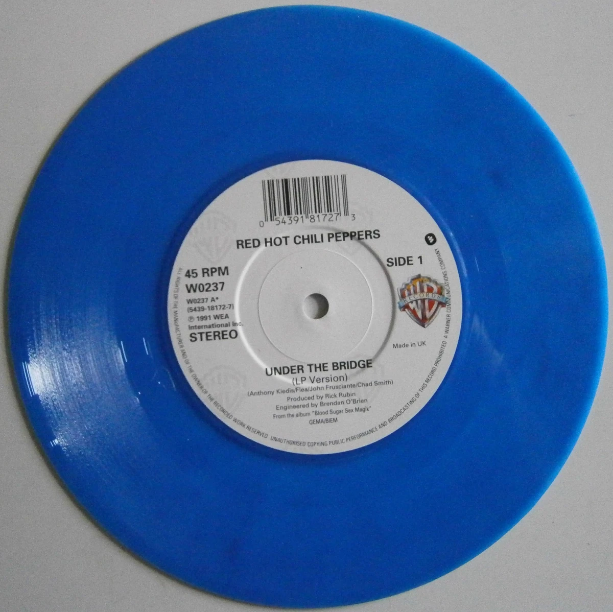 Red Hot Chili Peppers Single Vinyl Records for sale | eBay