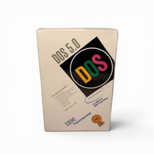 IBM DOS Disk Operating System 5.0 Upgrade 5.25 Disks 1991 for Vintage PCs New