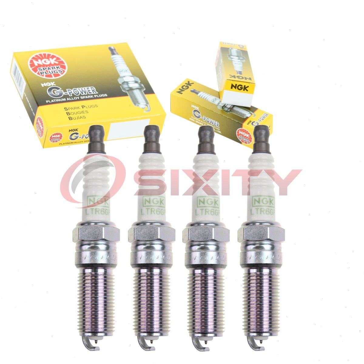 4 pc NGK G-Power Spark Plugs for 2018-2019 Chevrolet Traverse 2.0L L4 ac