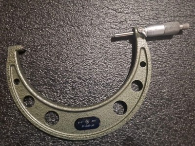MITUTOYO 5-6'' NO. 103-182A OUTSIDE MICROMETER. 