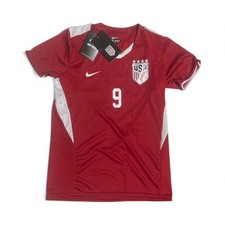 NIKE UNISEX JERSEY, Mia Hamm NUMBER 9, YOUTH SMALL, New/tag, RED COLOR
