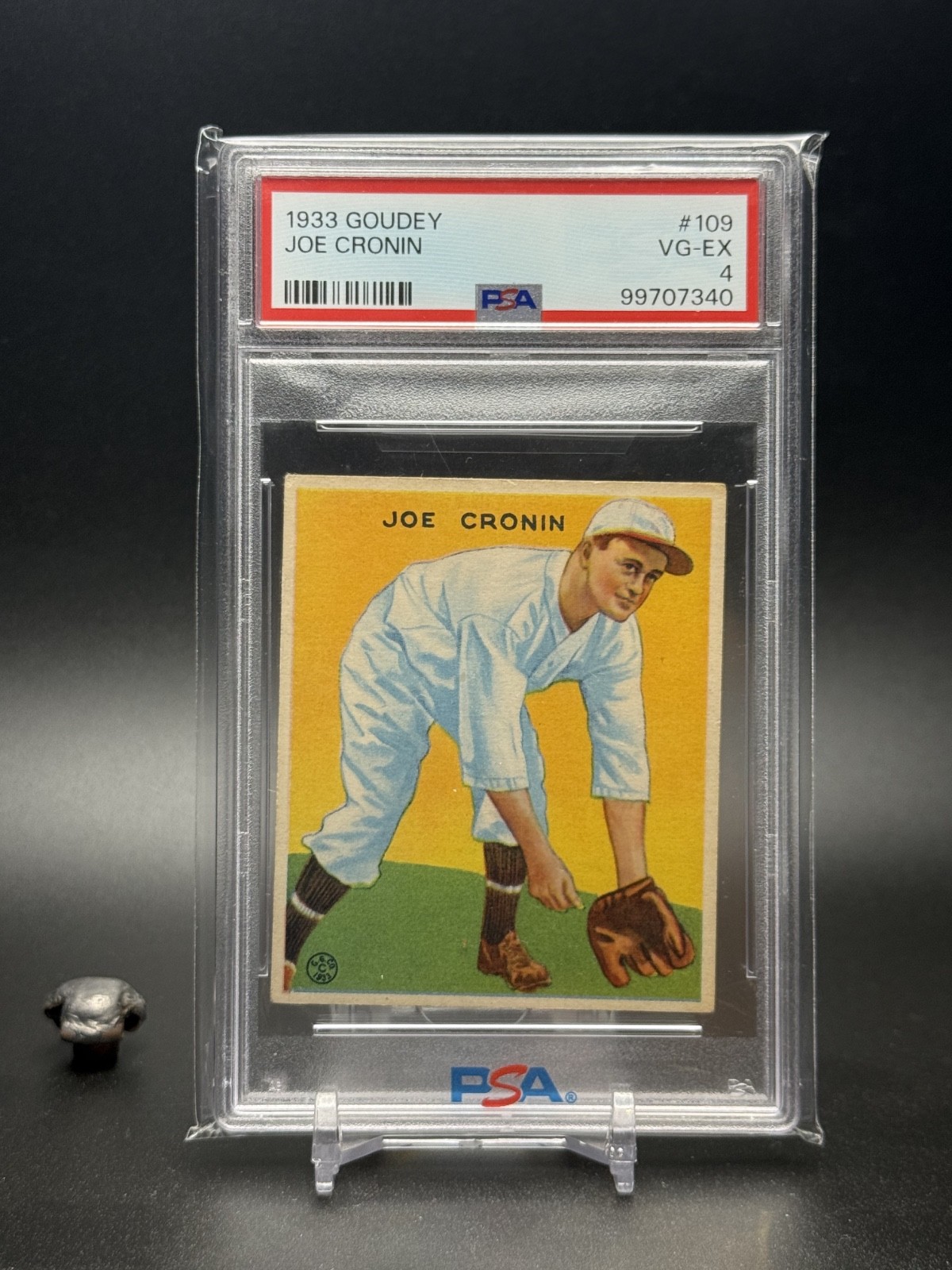 1933 Goudey Big League Chewing Gum Joe Cronin #109 PSA 4