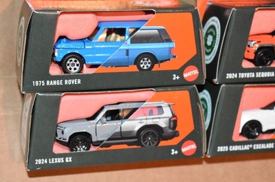 Matchbox LEXUS GX, TOYOTA SEQUOIA, RANGE ROVER & CADILLAC MOVING