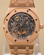 2012 Audemars Piguet Royal Oak Openworked Selfwinding Skeleton Dial Papers