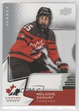 2020-21 Upper Deck Team Canada Juniors Women's WC Jerseys Melodie Daoust #63 0cv