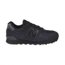 New Balance 574 Wide Big Kids' Shoes Black gc574-eve-W