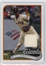 2024 Topps Series 1 1989 Topps Baseball Relics Marco Luciano #89BR-ML 3pb