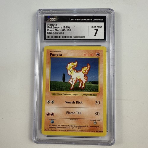 Ponyta (Shadowless) graded CGC 7 for sale on eBay