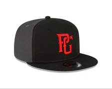 Perfect Game New Era 9Fifty Baseball SnapBack Hat Black Gray Red New