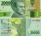 Indonesia 20000 rupiahs 2016 (2024) UNC (P158f)