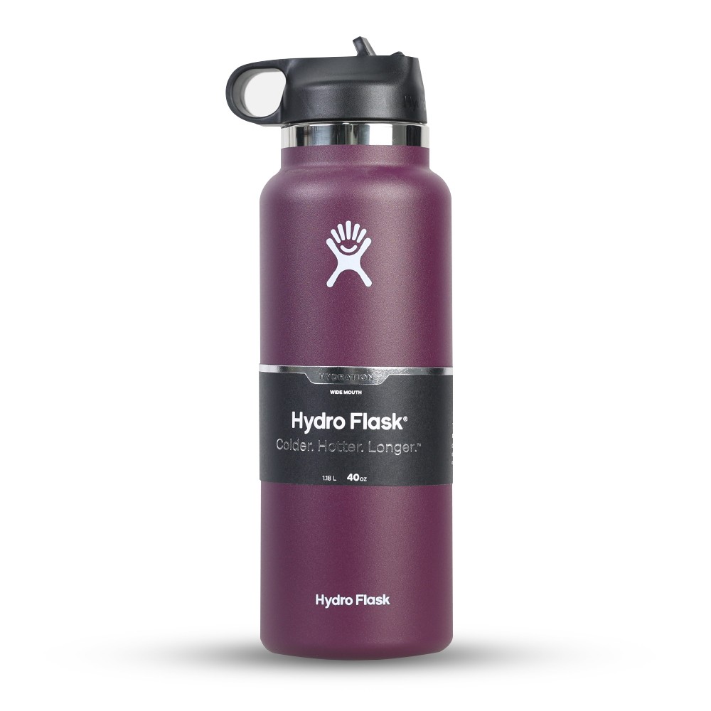 Hydro Flask 40/32 Oz Wide Mouth Straw Lid - Whole Foods
