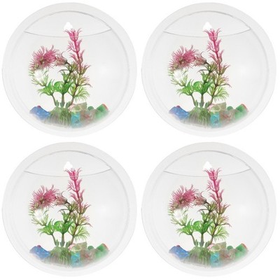 Set of 4 Aquarium Becken Aquariumbecken Pflanzenhalter Für Hängenden Blumentopf