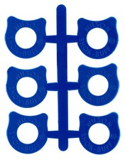 Wilson Shok-Buff Recoil Buffers 1911 Full Size Blue Polyurethane 6 Pack - 2B