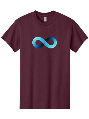 Infinity-Symbol-10 Mens Graphic Tee, 100% Cotton, Casual Summer Wear