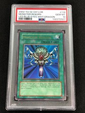 Yugioh 2002 Monster Reborn LOB-118 PSA 10 ultra raro