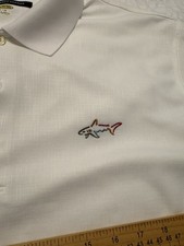 Greg Norman Men's Performance Golf Polo White, Size XL Play Dry