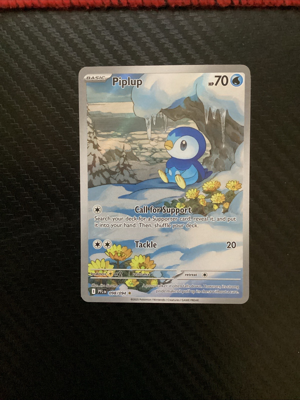 Piplup 098/094 Phantasmal Flames Illustration Rare Pokemon TCG NM